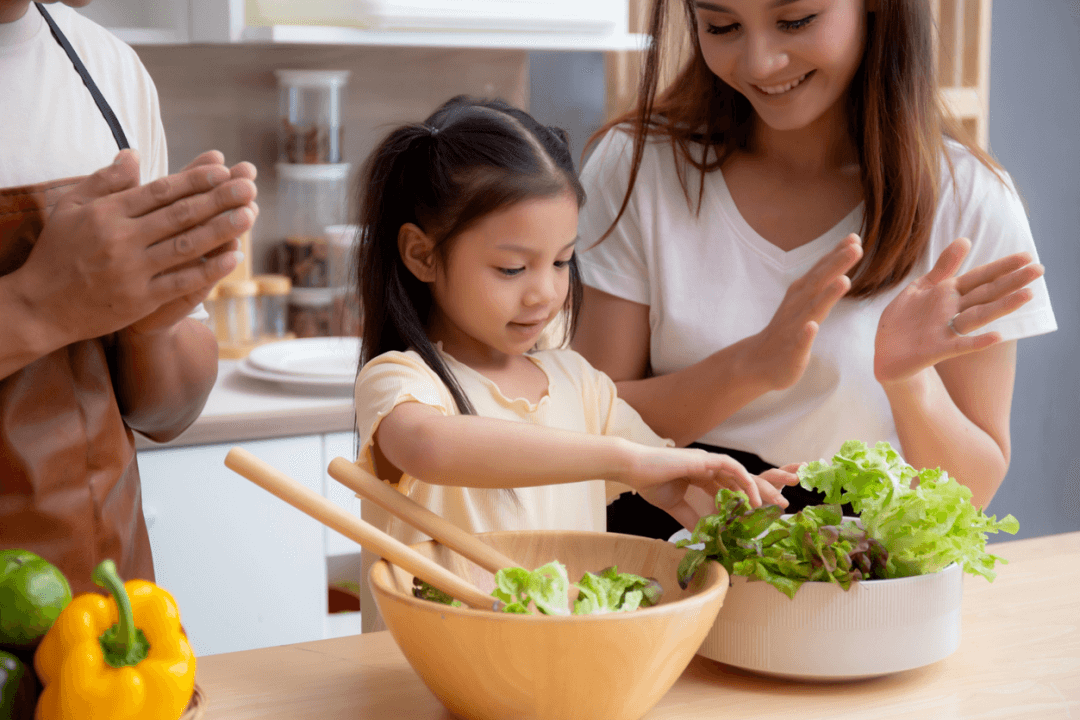 Involve your child to help make healthy food choices