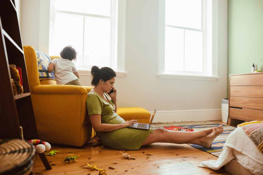Parents who work from home can benefit from drop-in daycare.