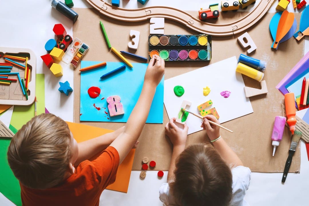 Preschool art supplies